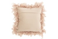 J-Line cushion Plumes - polyester - powder pink