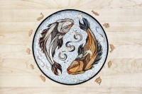 Eco Wood Art Wooden Jigsaw Puzzle Koi Kaper/ Kois size M, 2314, 28.5x28.5x0.5cm