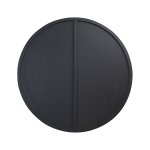 Zapp Black MDF Carved Wallpanel Gold Round