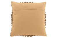 J-Line cushion Bruno Square - jute/cotton - brown