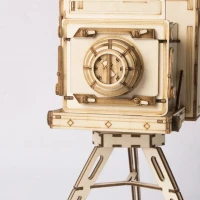 Robotime, 3D Houten Puzzel Vintage Camera, TG403, 11x10x18cm