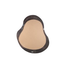 Barragh Brown Solid Wood Organic Mirror