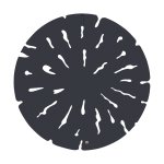 Bonte Cream MDF Wall Panel Wavy Carved Round L