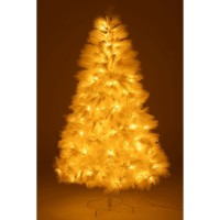 J-Line Kerstboom 400 Led Pampa Metaal Ecru