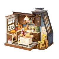 Robotime, DIY Huisje Kitchen, DG172, 22x15,x18,5cm