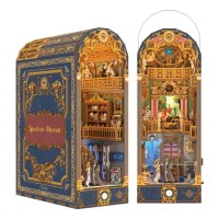 Tonecheer, DIY Book Nook, Spacetime Museum Bookend, TQ133, 27x20x10,2cm