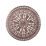 Xavery Copper Round Iron Wall Panel Carved Look L