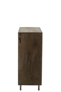 J-Line Cabinet Pino Metal/Mango Wood Brown/Grey