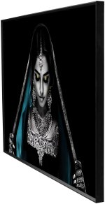 Glass Art Wall Picture Woman