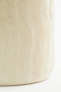 Trentino Vase - L29 x W25 x H39 cm - Ceramic - Beige