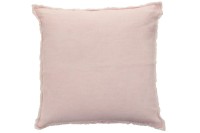 J-Line cushion Stonewashed - linen - pink