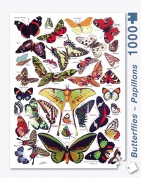 New York Puzzle Company Butterflies~Papillons - 1000 pieces