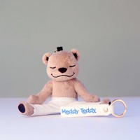 Meddy Teddy Keychain, White, 19cm excl. cord, w20-ws