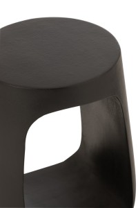J-Line Side Table Pod Recycled Wood Black
