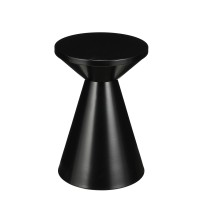 Jim Bijzettafel - H45 x Ø31 cm - IJzer - Zwart