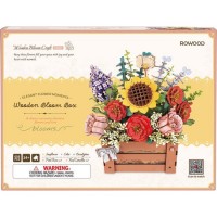 Robotime, DIY Houten Bloemenkistje/Wooden Bloom Box, TW02H, 28x14x28cm