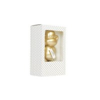Ornament - Monkey Figurine 'The Legend' -Polyresin - Gold - 33x21x50cm