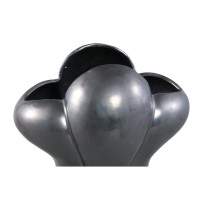 Mellie Black France Lily Flower Ceramic Vase M