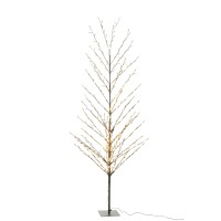 J-Line Kerstboom Kaal+ Led Metaal Zwart