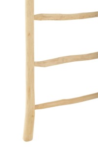 J-Line Ladder 6 Steps Teak Wood Natural