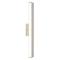 LED wall lamp "Dubai", modern wall lamp made of aluminum and plastic with firmly built -in LEDs, 45 cm long or high. Ideal for the illumination of entrance areas, corridors, for structuring large wall surfaces