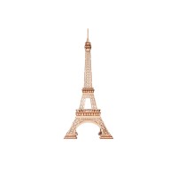Robotime, 3D Houten Puzzel Eiffeltoren PLUS, TGC02, 42,6x44,6x99,6cm