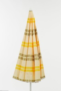 Stripe Strandparasol - H180 x Ø160 cm - Geel