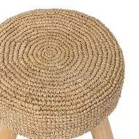 The Raffia Stool - Natural