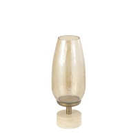 Sajeth Brass Luster Glass Stormlight On Base M