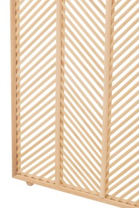 J-Line Screen Mili Bamboo/Plywood Natural