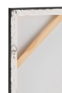 J-Line Wall Decoration Pat Canvas Black/Natural