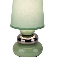 Keramik Tischleuchte "STONEY" mint - Klassik - Tischleuchte - - mint - E14 - keine Angabe