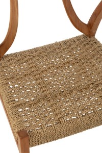 J-Line Chair Alis Teak Wood Natural