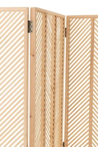 J-Line Screen Mili Bamboo/Plywood Natural