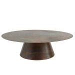 Comprador Copper Iron Coffeetable Round Sv2
