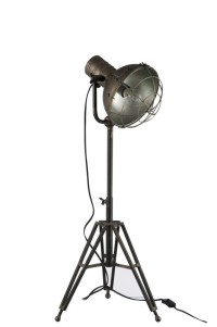 J-Line Spotlight floor lamp - metal - gray