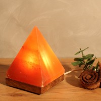 Himalaya Salt Dreams Salt Lamp Pyramid, 45064, 12.5x 12x17.5cm