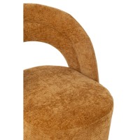 J-Line stoel Accent stoel - textiel - oker