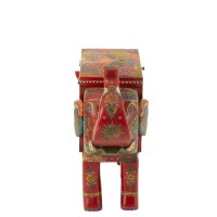 J-Line Koffer Olifant Delhi Mango Hout Mix