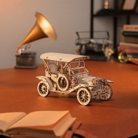 Wooden Puzzle 3D Vintage Car, Robotime, MC801, 19x9.2x11.5cm