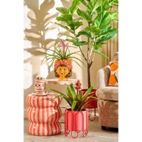 Skipper Bijzettafel - H44 x Ø32 cm - Keramiek - Roze, Oranje