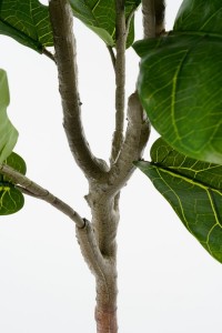 Ficus Lyrata artificial plant in pot - H150 x Ø50 cm - Green