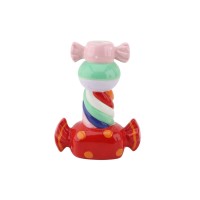 Kandelaar- Stapled Toffee Candy- Multi Colour-13x7x20cm