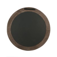 Noam Brown Mango Wood Round Mirror L