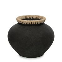 The Styly Vase - Black Natural - L