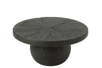 J-Line side table Bol Shanil - wood - black