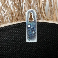 The Raffia Cowrie Mirror - Natural White