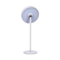 LED battery table lamp magnetically "Ella" for outside and inside, made of metal and plastic in white, 35 cm high