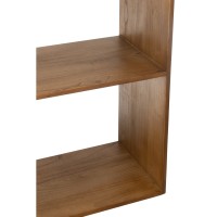 J-Line Wandrek Kubus 2P Hout Bruin