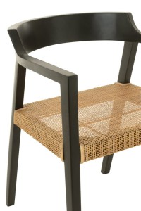 J-Line Chair Emma Teakhout Black/Brown